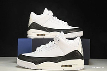 WHITE JORDAN FRAGMENT BLACK 3 AIR 0923